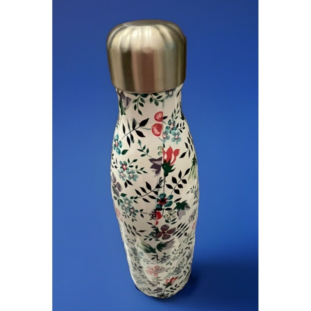 S'well Stainless Steel Water Bottle Floral Botanical Insulated BPA Free Hot Cold